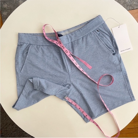 Ministry of Supply Men’s 7” Fusion Terry Short Lunar Blue Size Large New - Picture 3 of 10